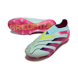 adidas Predator Elite Lacless FG Stellar Icon - Almost Blue Lucid Pink Semi Solar Yellow