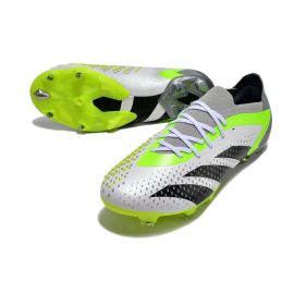 adidas Predator Accuracy .1 Low FG Crazyrush - Footwear White Core Black Lucid Lemon