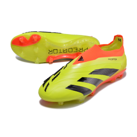 Adidas Predator Elite Laceless FG - Solar Yellow Core Black Red