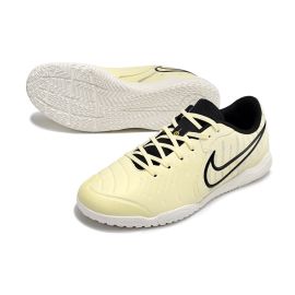 Nike Legend 10 Academy IC - Lemonade Metallic Gold Coin Black