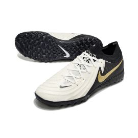 Nike Phantom GX II Elite TF - White Metallic Gold Coin Black