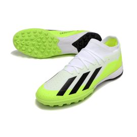 adidas X Crazyfast .3 TF Crazyrush - Footwear White Core Black Lucid Lemon