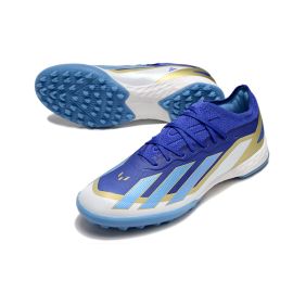 Adidas X Crazyfast Messi Elite TF Spark Gen10s - Lucid Blue Blue Burst Footwear White