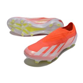 Adidas X Crazyfast Elite Laceless FG Energy Citrus - Solar Red Footwear White Solar Yellow