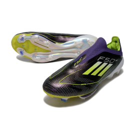 Adidas F50 + Elite Firm Ground Soccer Cleats Unity Purple White Lucid Lemon